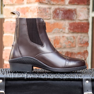 Tivoli Leather Paddock Boot in Black or Brown