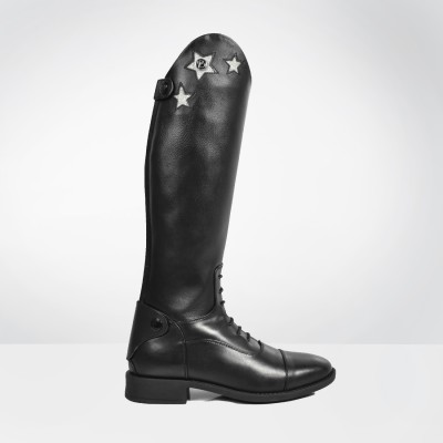 Como Piccino Kids Stretch Riding Boot with Glitter Star Top